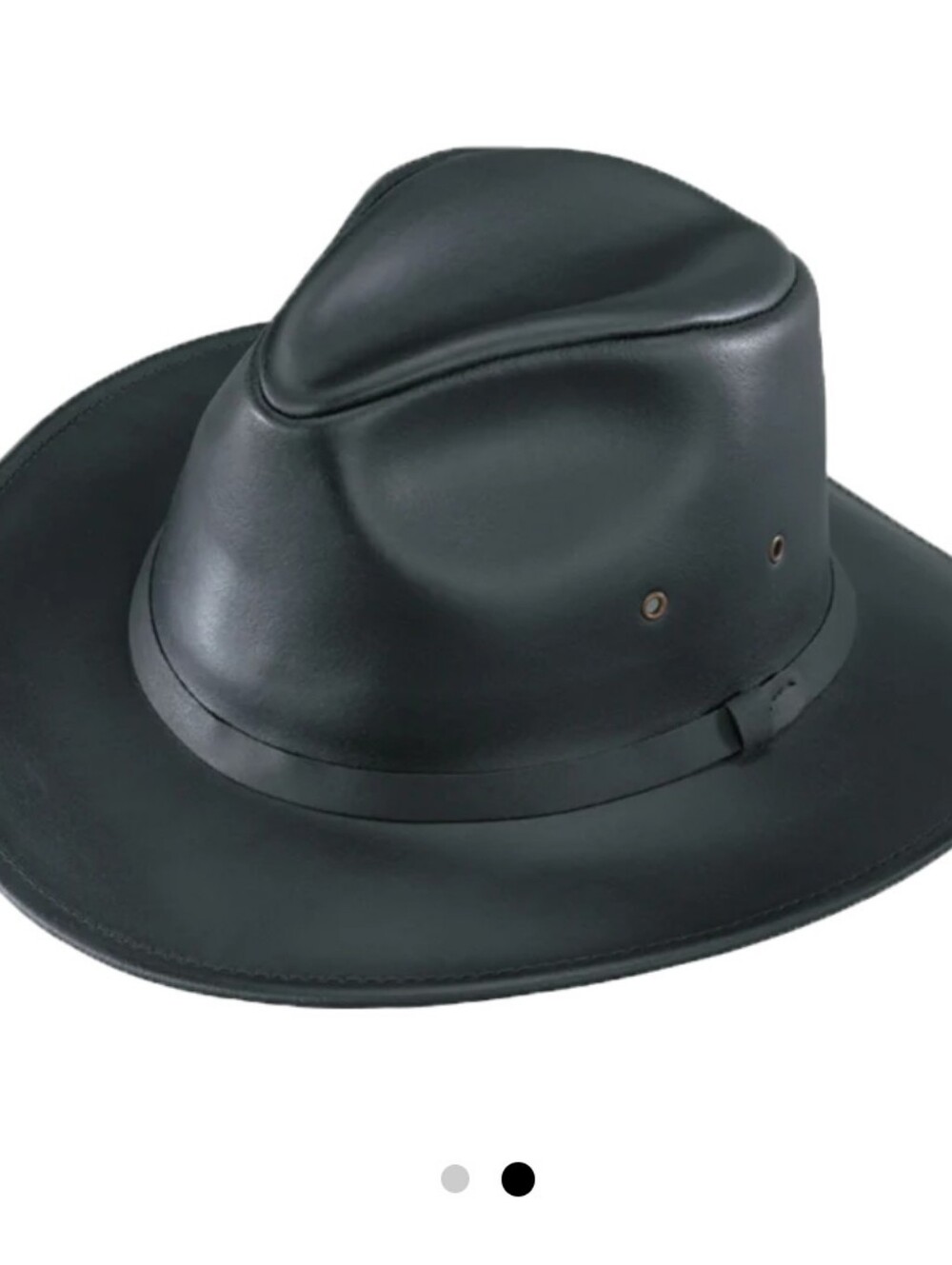 LIKE NEW Henschel Osage Leather Safari Hat, Size XL, Crushable, Indiana Jones